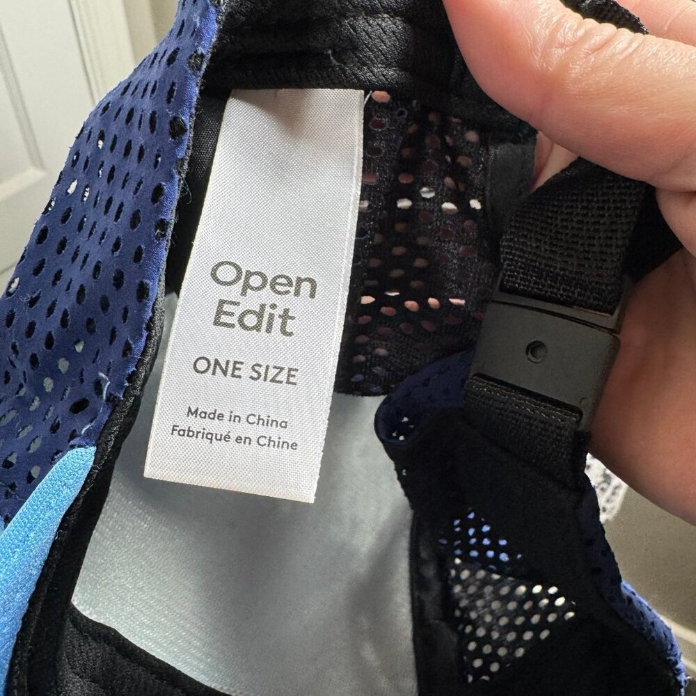 OPEN EDITColorblock Trucker Hat In Blue Combo - Picture 8 of 10
